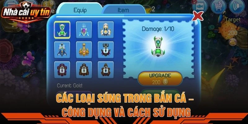Các Loại Súng Trong Bắn Cá – Công Dụng Và Cách Sử Dụng